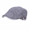Béret en coton et chanvre pour homme, casquette Gorras, plate, nouveauté, 2017 ► Photo 2/4