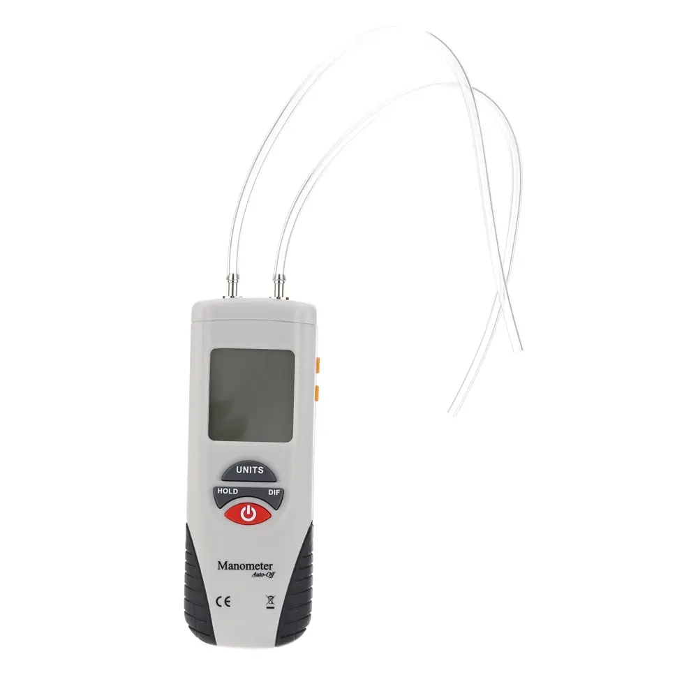 LCD HT-1890 Digital Manometer Air Pressure Meter Pressure Gauges Differential Gauge Kit + Case+Retail Box Data Hold 11 Units LCD HT-1890 Digital Manometer Air Pressure Meter Pressure Gauges Differential Gauge Kit + Case+Retail Box Data Hold 11 Units