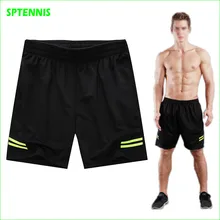Мужские теннисные шорты из полиэстера, мягкие баскетбольные Беговые спортивные шорты с карманом на молнии