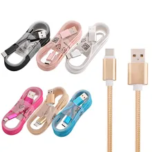 100 шт. 1.5 м 5ft Ткань Плетеный Тип-C 3.1 кабель Наборы аксессуаров для телефонов для Nokia N1 для MacBook OnePlus 2