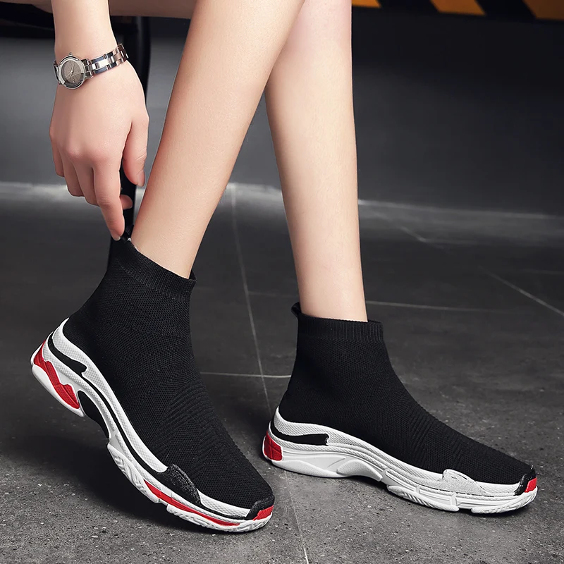 Zapatillas negras botin Clearance