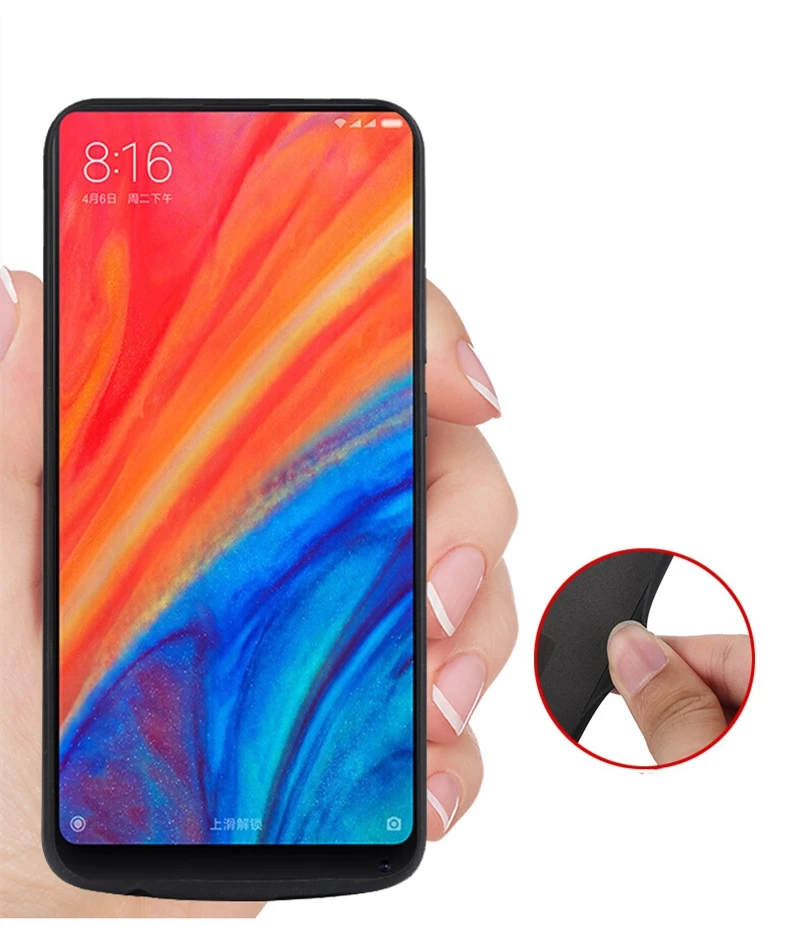 Для Xiaomi Mi 8, чехол для аккумулятора, внешний смарт-чехол для зарядного устройства, чехол, внешний аккумулятор для Xiaomi Mi 8, чехол для зарядного устройства