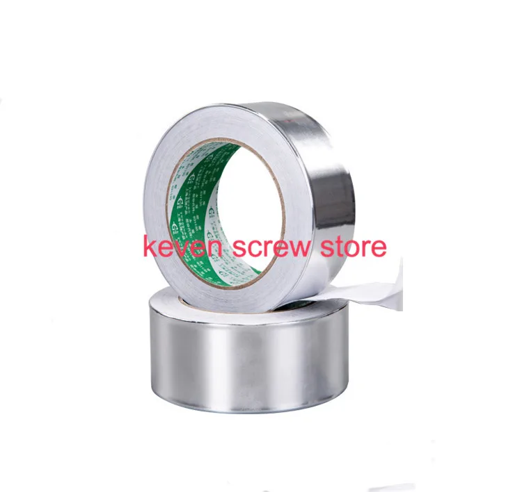 

4.8cm*24m Aluminium Foil Adhesive Sealing Tape Heat Shield Flame Resistant Repairs High Temperature Resistant Adhesive Tape