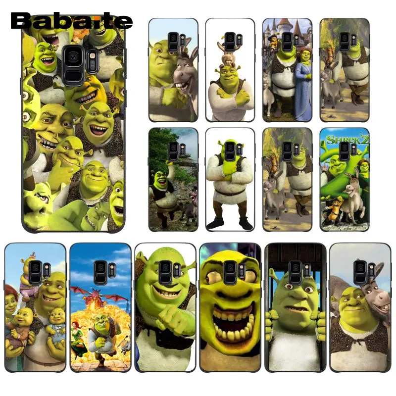 

Babaite Cartoon Moive Shrek Coon Phone case for Samsung Galaxy S9 plus S7 edge S10 Plus S10E S10lite S8 plus