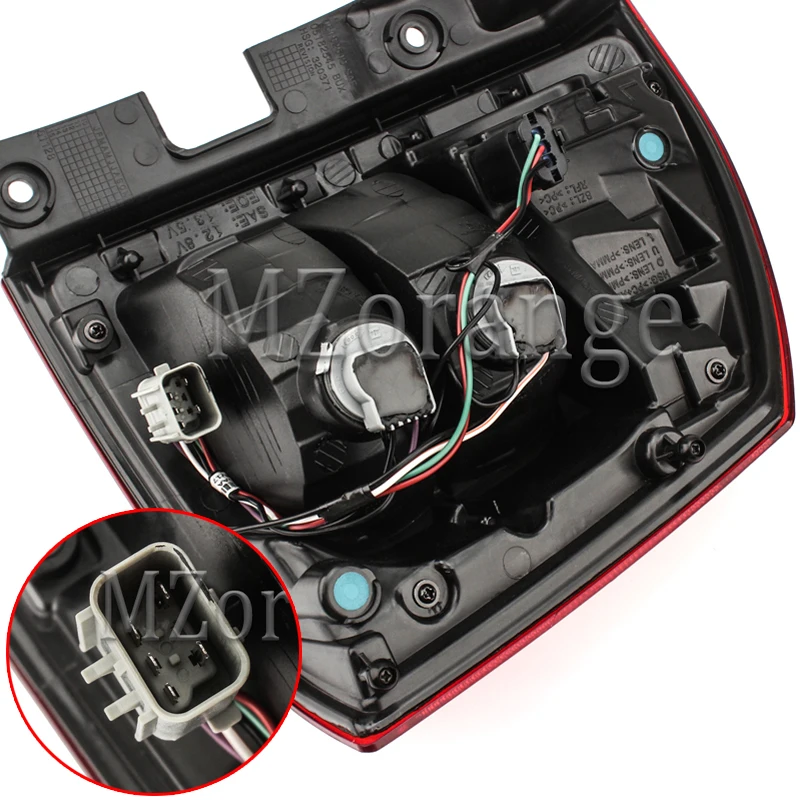 MZORANGE для Jeep Compass внешние запасные части Задний сигнал поворота, стоп-сигналы задние фонари в сборе