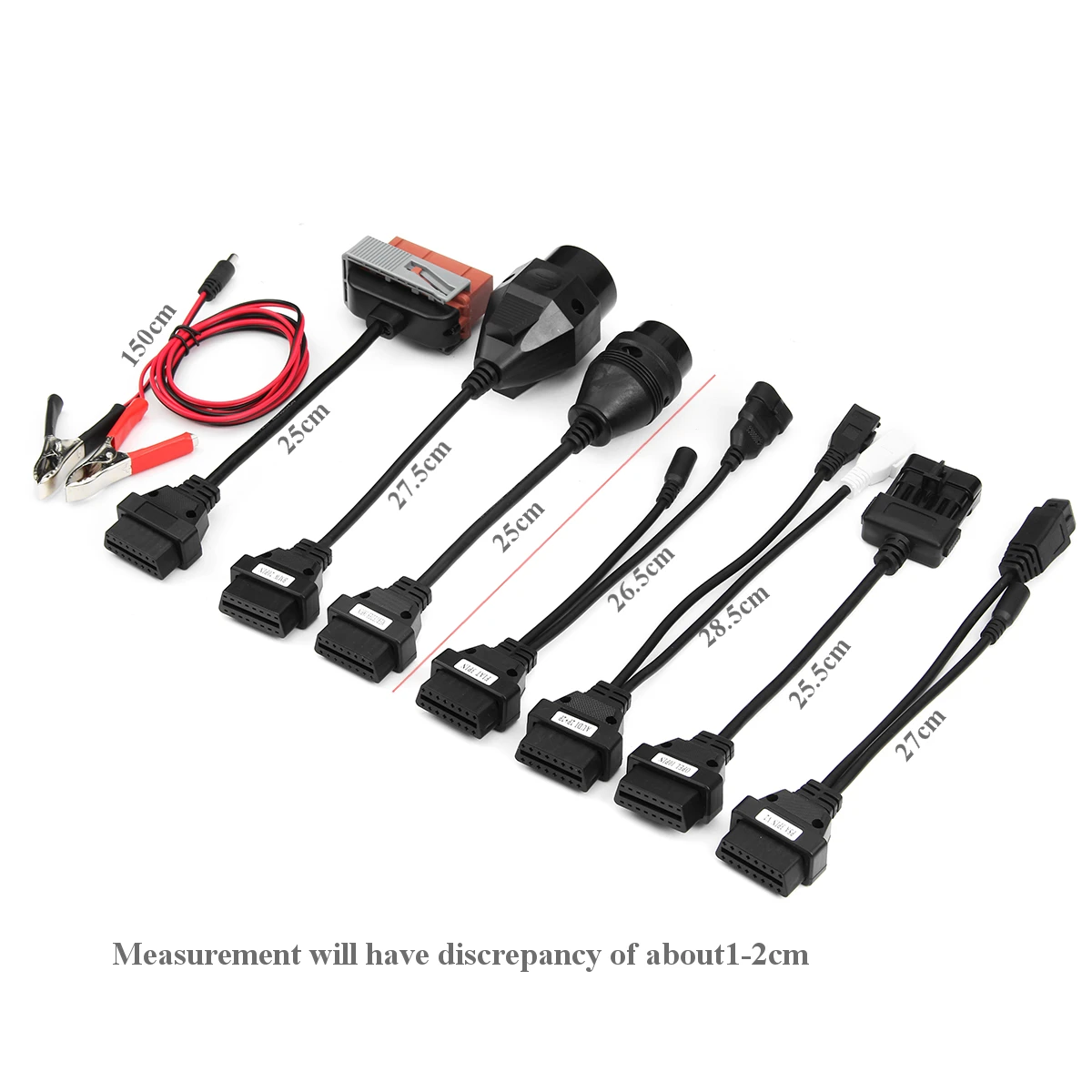 8PCS OBD2 II CDP Car Cables Adapter for Autocom CDP Pro Car Diagnostic Scanner