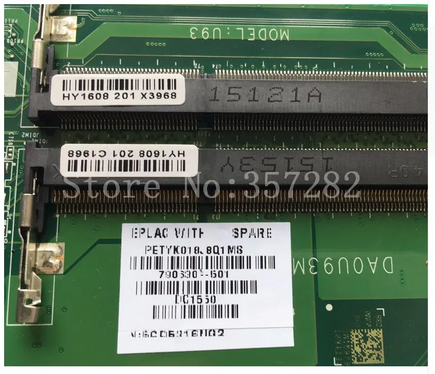 Для 790630-501 790630-001 DA0U93MB6D2 для hp Pavilion 15-N 15-F материнская плата для ноутбука A6-5200 процессор Материнская плата полный тест