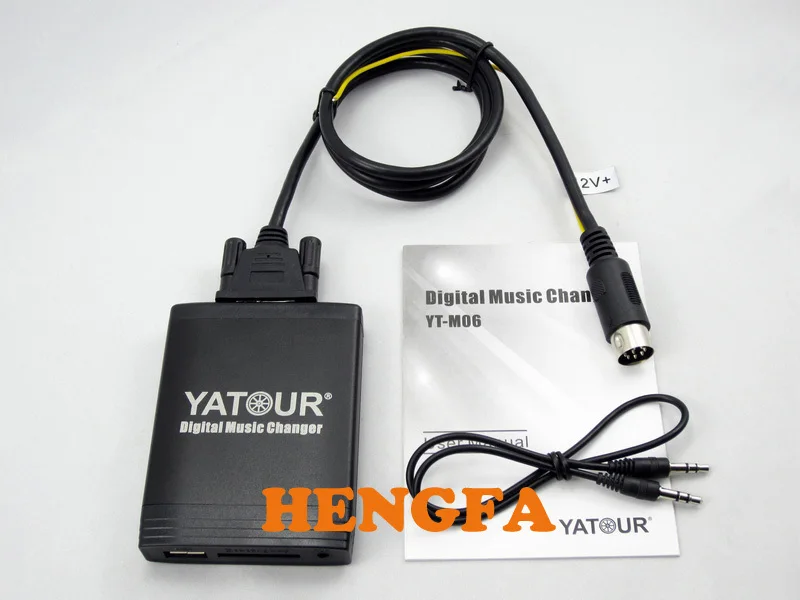 Yatour Автомобильный цифровой музыкальный usb-адаптер MP3 AUX для Volvo HU-xxx C70 S40 S60 S80 XC70 V70 V40 YT-M06