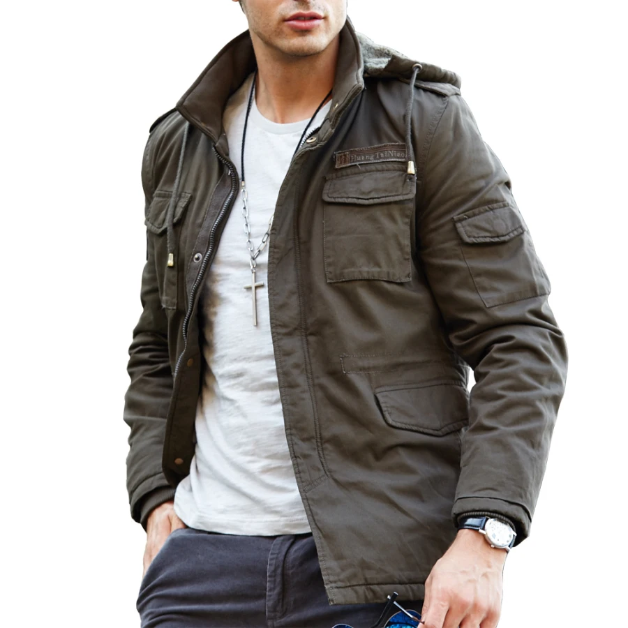 Новая модная мужская весенняя куртка большого размера, M-4XL с капюшоном, стильные мужские тонкие пальто, Весенняя Осенняя мужская ветровка
