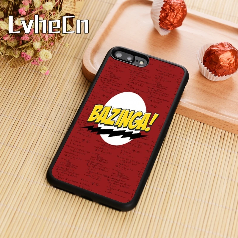 LvheCn The Big Bang Theory bazinga чехол для телефона с логотипом iPhone 5 6s 7 8 plus 11 pro X XR XS max samsung S7 edge