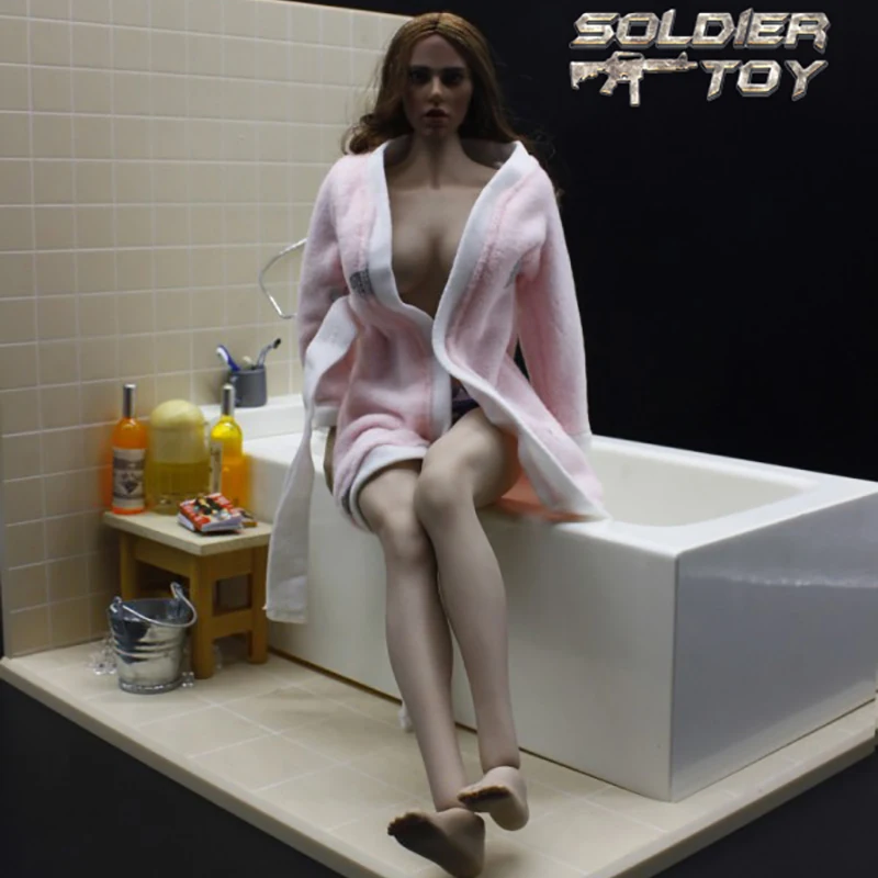 1/6 Масштаб фигурку одежда аксессуары 1:6 женский кукольный домик пижамы халат