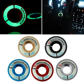 

Car Luminous Ignition Key Hole Ring Switch Decor Sticker For Skoda Octavia Fabia For VW Passat Bora POLO GOLF 6 Jetta MK5 MK6