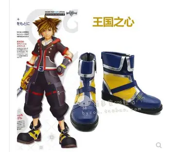

New Kingdom Hearts Sora Cosplay Anime boots Fahion Shoes Custom-made