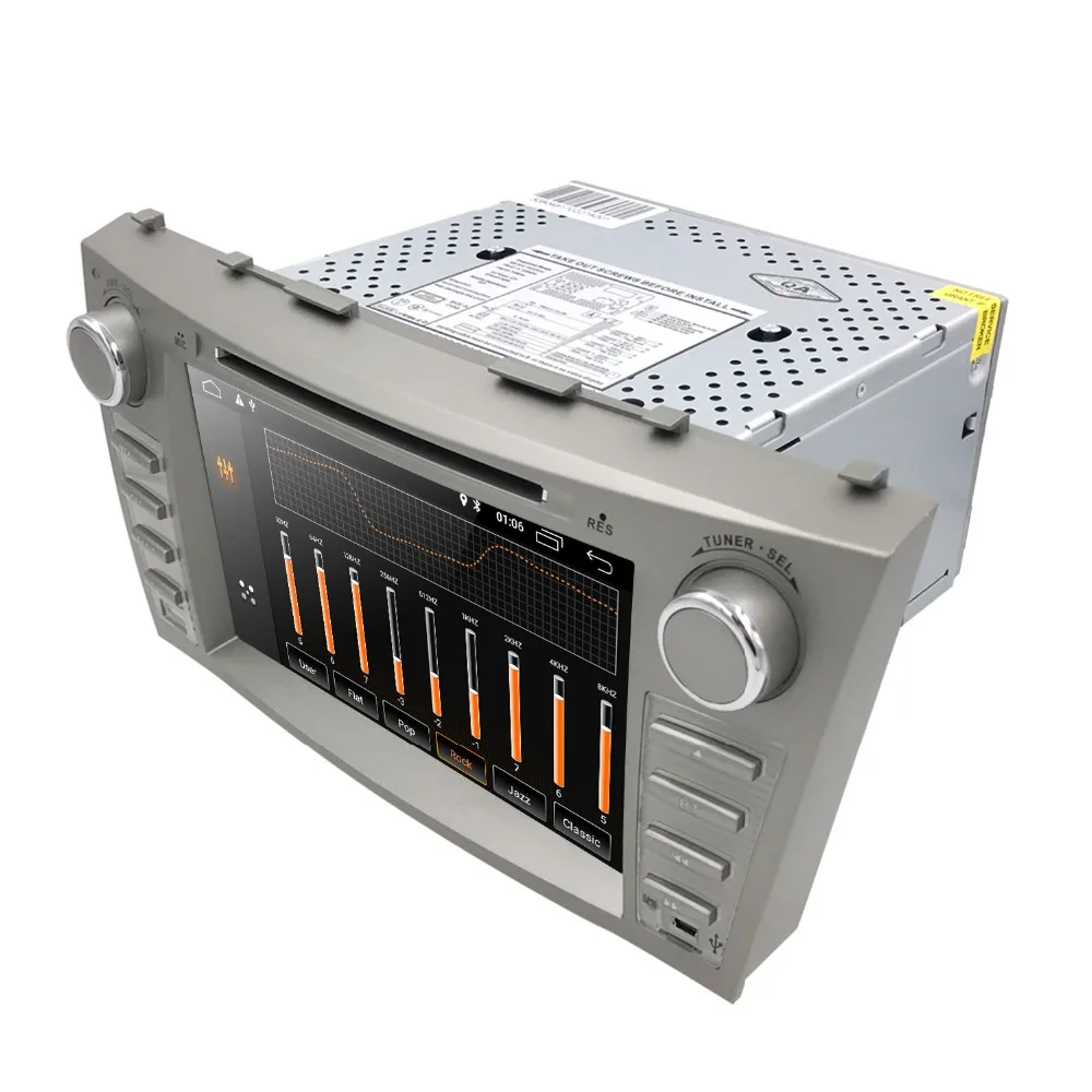 Excellent 8inch 2 din quad core Android 8.1 car DVD player for Toyota Camry 2007-2011/Aurion 2006-2011 with SWC GPS Navigation BT wifi4g 3