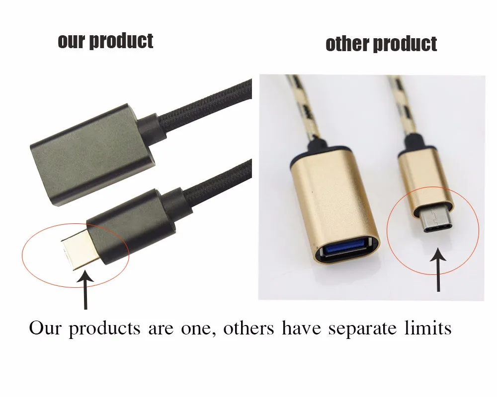 Raugee тип-c OTG Дата Кабельный разъем USB type C 3,1 3,0 Тип C до Женский OTG Кабель-адаптер для OnePlus3 2 для Lenovo zuk Z2 Pro