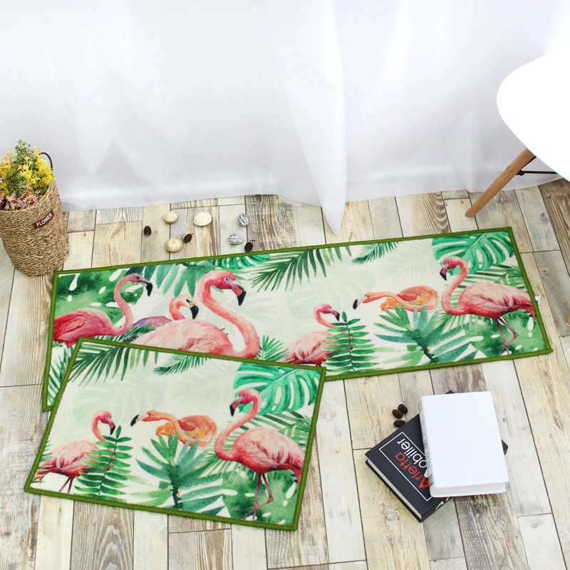 Flamingo party Товары для дома, коврики для ковров высокой четкости цена, коврики для кухни, коврики, Длинные коврики, домашние противоскользящие - Цвет: Flamingo party