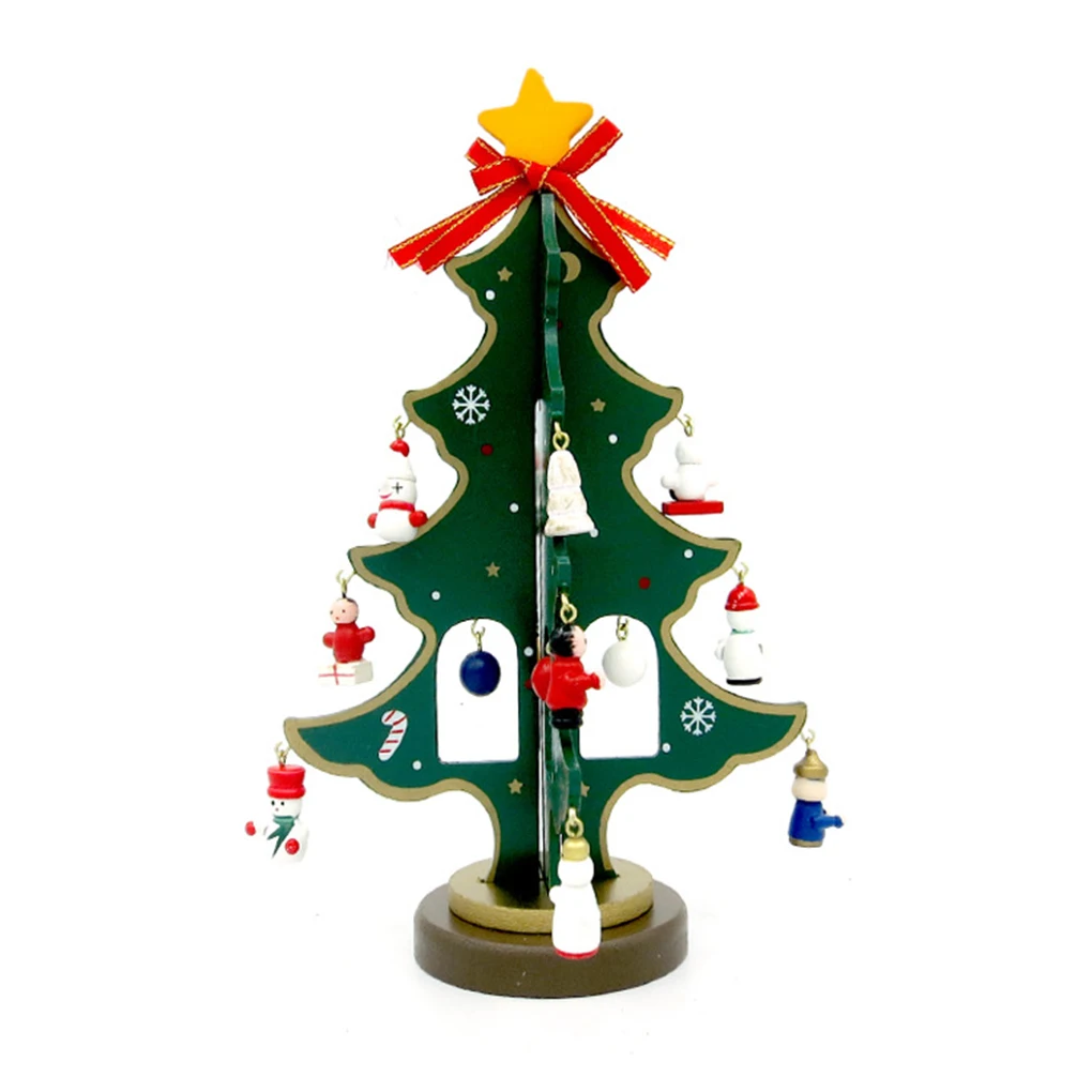

Christmas Decoration Supplies wood Christmas tree Party Ornaments Christmas Gift 2 Color