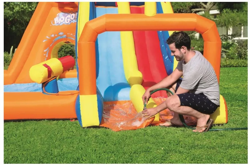 inflatable water slide 53305 Large Waterslide Playground Outdoor water slide (11)