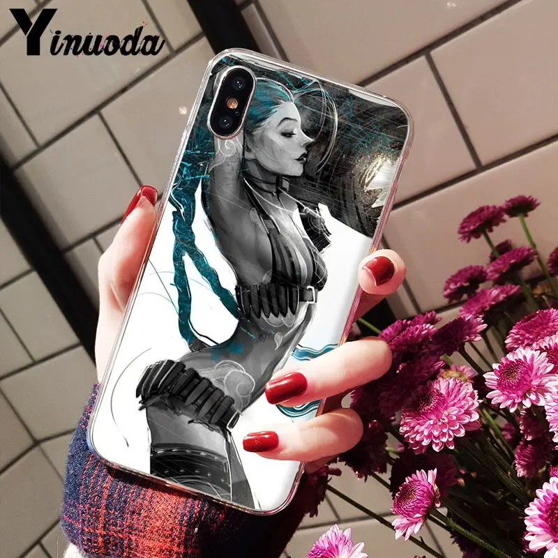 Yinuoda League of legends прозрачный мягкий силиконовый чехол для телефона из ТПУ iPhone X XS MAX 6