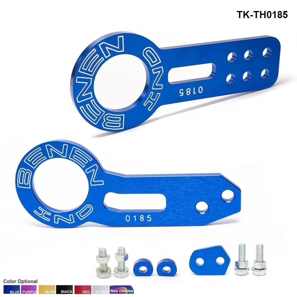 بأكسيد العالمي الجبهة + سحب خلفي هوك البليت الألومنيوم سحب كيت ل jdm سباق TK-TH0185