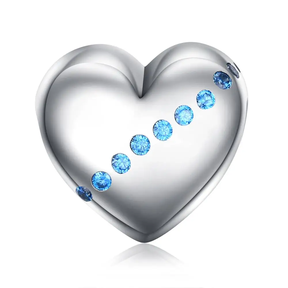 JewelryPalace Heart Sister 925 Sterling Silver Beads Charms Silver 925 Original For Bracelet Silver 925 original Jewelry Making