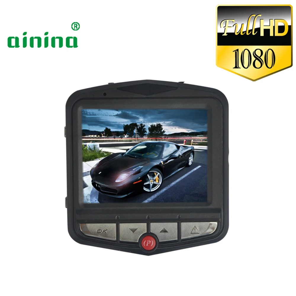 Ainina Приборная панель автомобиля камера FHD1080P щит dashcam 170 градусов широкий угол