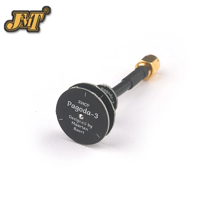 

JMT Pagoda 3 Antenna 5.8G FPV Antenna RHCP/LHCP Plug Image Transmission Omnidirectional for FPV Racer Drone Quadcopter