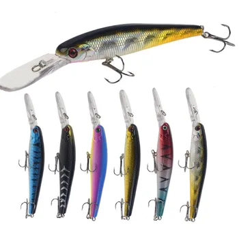 SUPER PROMO ❤️ 1PCS 12.5cm 13.5g Minnow Fishing Lure isca Artificial Floating Bass Trolling Hard Bait Wobbler Pesca Swimbait Crankbait Tackle - discount item 22% OFF Sports & Entertainment
