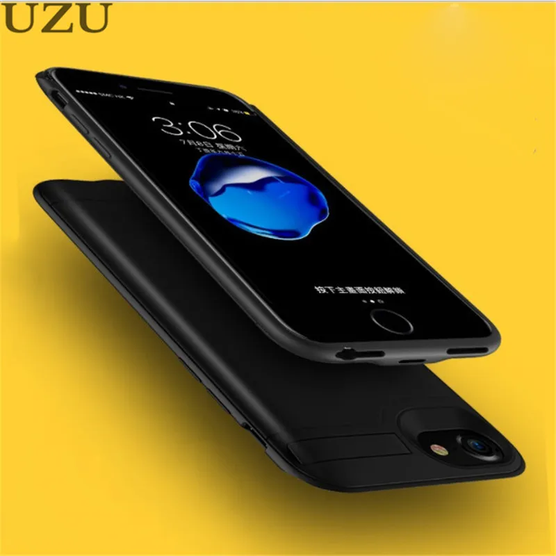 

5200mah high capacity battery charger case for iphone 6 6s 7 8 external portable wireless charging cover for iphone 6 6s 7 8