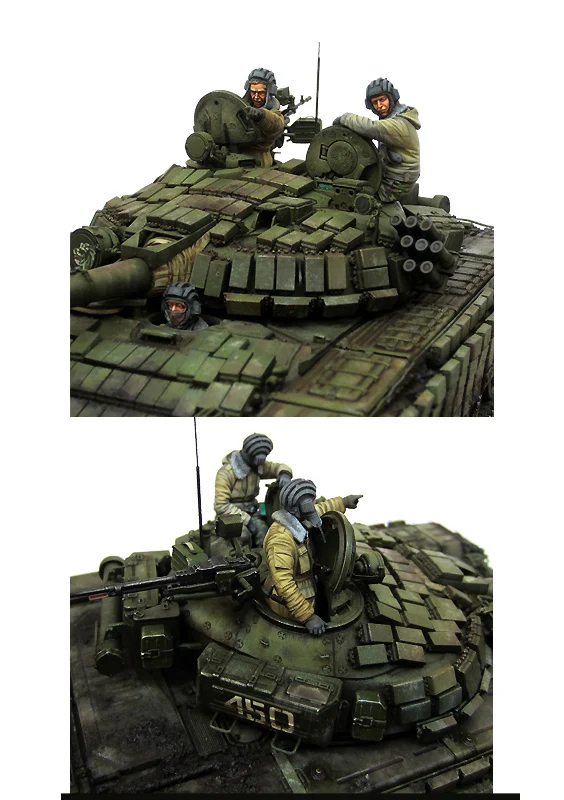 [Tuskmodel] 1 35 масштаб смолы комплект модели, фигурки современных российских солдат e6