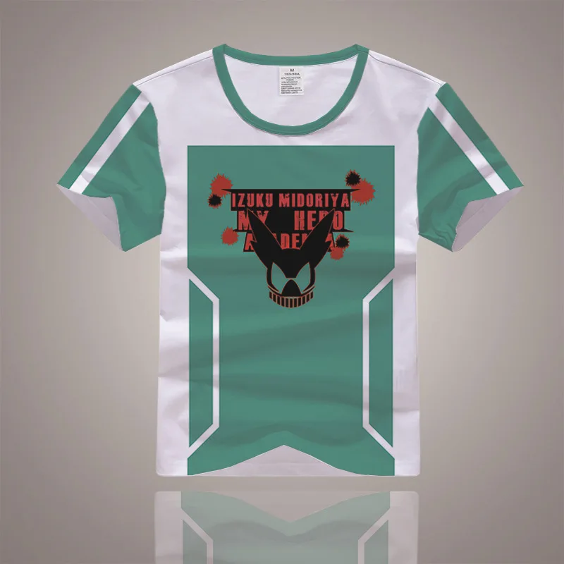 Cosroad Boku No My Hero Academia Cosplay T Shirt Costumes Men and Women Summer T-shirts Midoriya Izuku Tops1 (17)