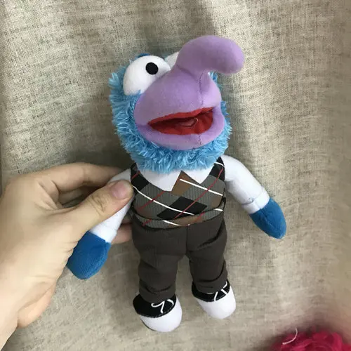 Зеленая лягушка Muppets Элмо Кермит и друзья Фоззи Медведь животное гонзо мягкая плюшевая большая кукла игрушка лучший подарок