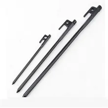 100pcs 40cm Outdoor Camping Stainless Steel Tent Pegs Tent Stake
