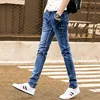 Fashion Men's Jeans Pants Stretch Dark Blue Skinny Jeans For Men Casual Slim Fit Denim Pants Korean Style Male Trousers Jeans ► Photo 2/6