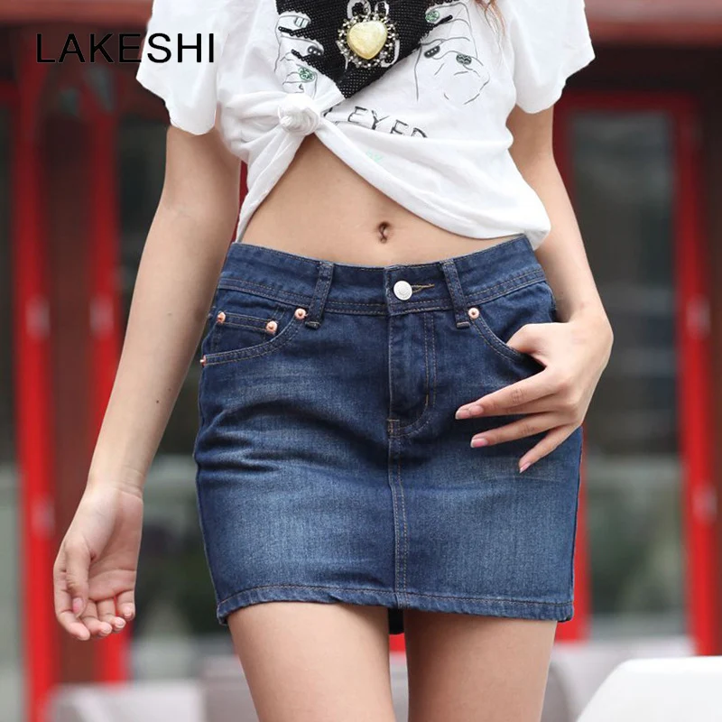 

Women Skirts Summer Jeans Denim Skirt Casual Short Pencil Skirt High Waist Sexy Slim Skirts Big Sizes Plus Size 7XL 8XL