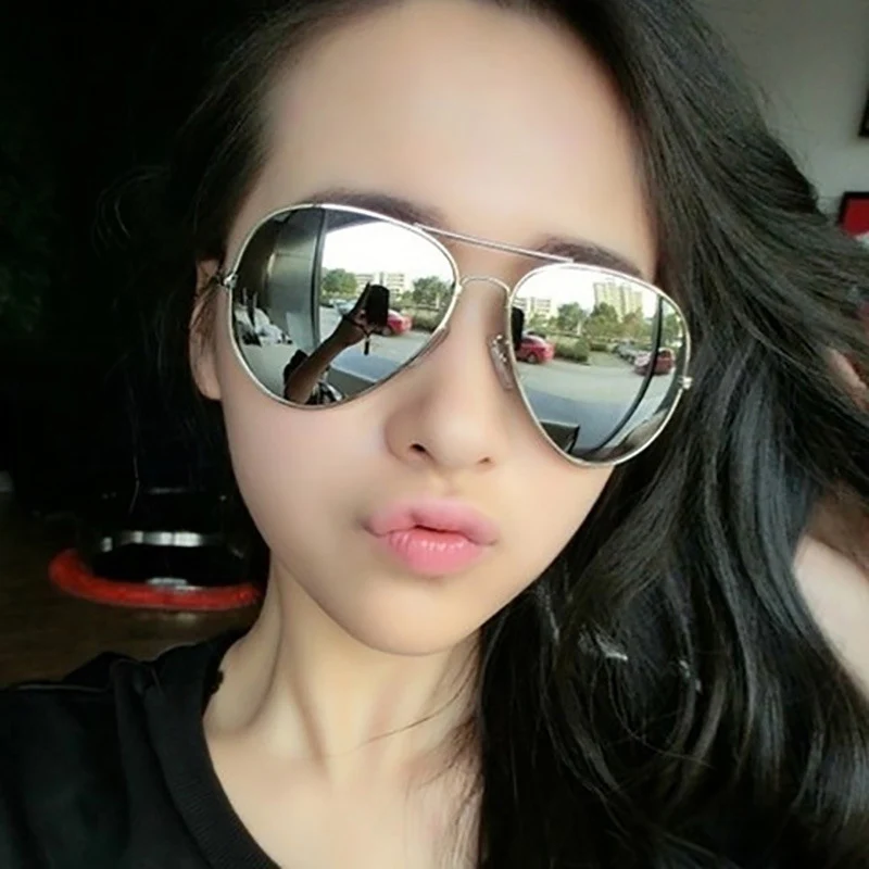 Retro Round Sunglasses Women Anti Glare Sun glasses Women Driving Beach Glasses Twin Beam