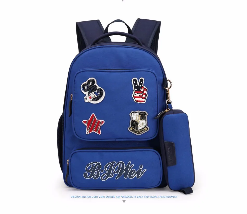 BAIJIAWEI 2019 новые детские школьные сумки для девочек мальчиков Детский рюкзак в начальной школе рюкзаки Mochila Infantil молния