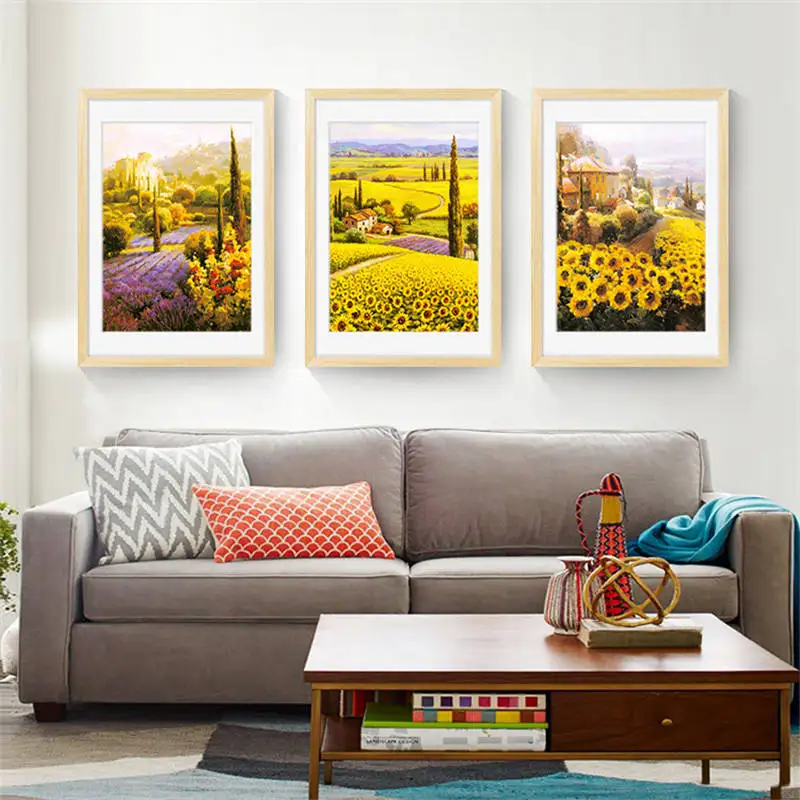 Sunflower-Field-Nordic-Art-Painting-Flower-Sea-Canvas-Wall-Picture-Pastoral-Mural-Drawing-Ornament-for-Home (3)