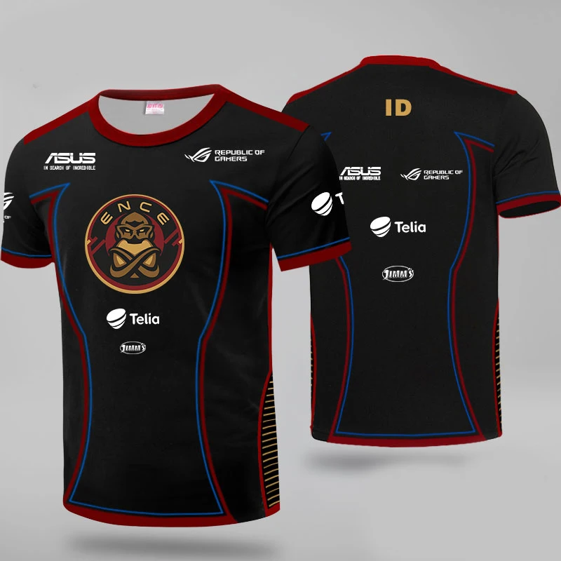 Одежда высшего качества 1:1 ENCE Team Jersey allu sergej футболка для фанатов мужские и женские футболки Major Custom ID футболка Homme