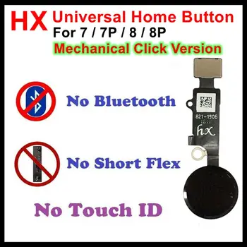 

10pcs HX 3rd Generation for iPhone 7 / 7P / 8 / 8 Plus 8P Mechanical Click Version Universal Home Button Flex Cable 4 Colors