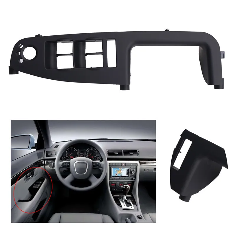 Prix pour Noir Main Gauche Pilote commutateur D'alimentation de fenêtre couverture Interrupteur De Porte panneau Garniture Pour Audi A4 S4 RS4 B6 B7 8E1867171B7PE// Prix pour Noir Main Gauche Pilote commutateur D'alimentation de fenêtre couverture Interrupteur De Porte panneau Garniture Pour Audi A4 S4 RS4 B6 B7 8E1867171B7PE//