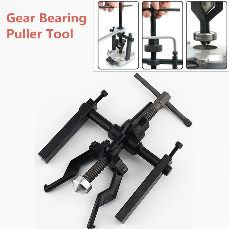 3-Jaw Pilot Bearing & Bushing Puller Kit - Manual Extractor Tool For 14-38mm Inner Diameters