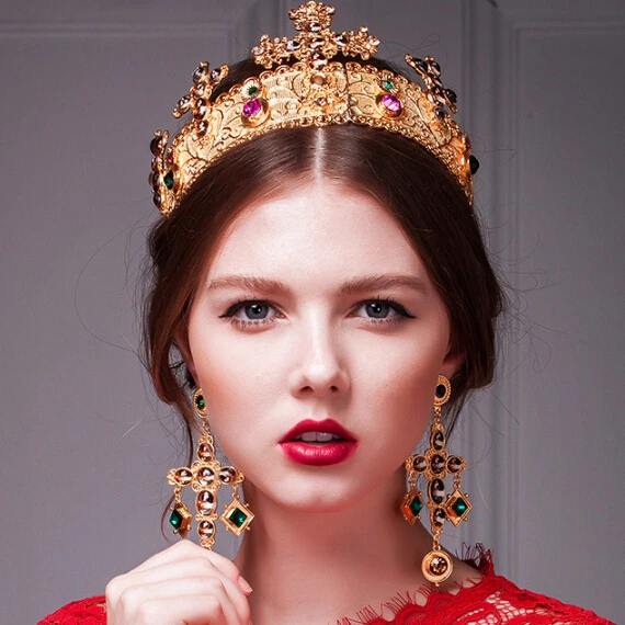 Buy HG170 Baroque tiaras bridal wedding tiara crown