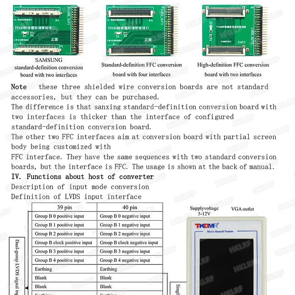 ТВ 160 6-го 7-го поколения LVDS поворот VGA конвертер с дисплеем lcd/светодиодный ТВ тестер материнской платы инструмент для материнской платы+ мультиметр/скребок