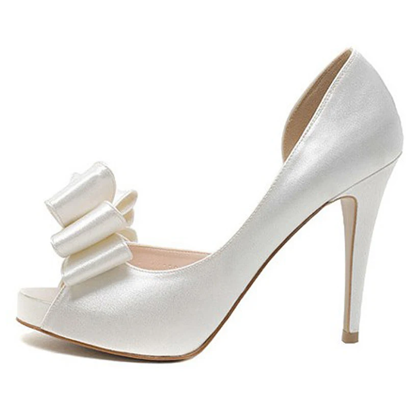

Free shipping Peep Toe White Color Lady Dress Shoes Bridal Wedding Dress Shoes Bridesmaid Shoes Summer/Spring High Heel Sandals