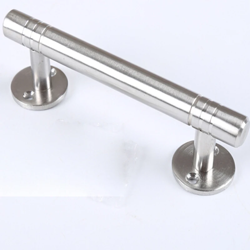 304 Stainless Steel Big Glass Door Handles Furniture Dresser Chrome