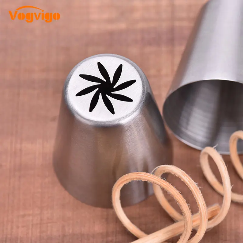 

VOGVIGO Russian Tulip Icing Piping Cake Decorating Baking Tools 1pcs Christmas Russian Nozzles Decoration Tips Christmas