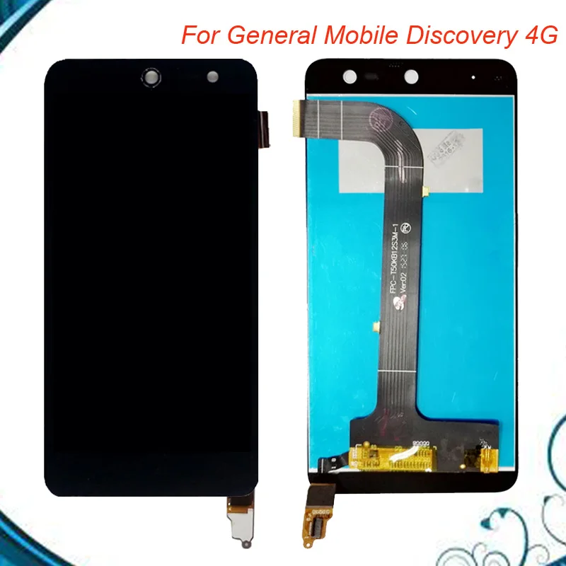 

TOP Quality For General mobile Discovery 4g LCD Replacement Digitizer Touch Screen + lcd display assembly
