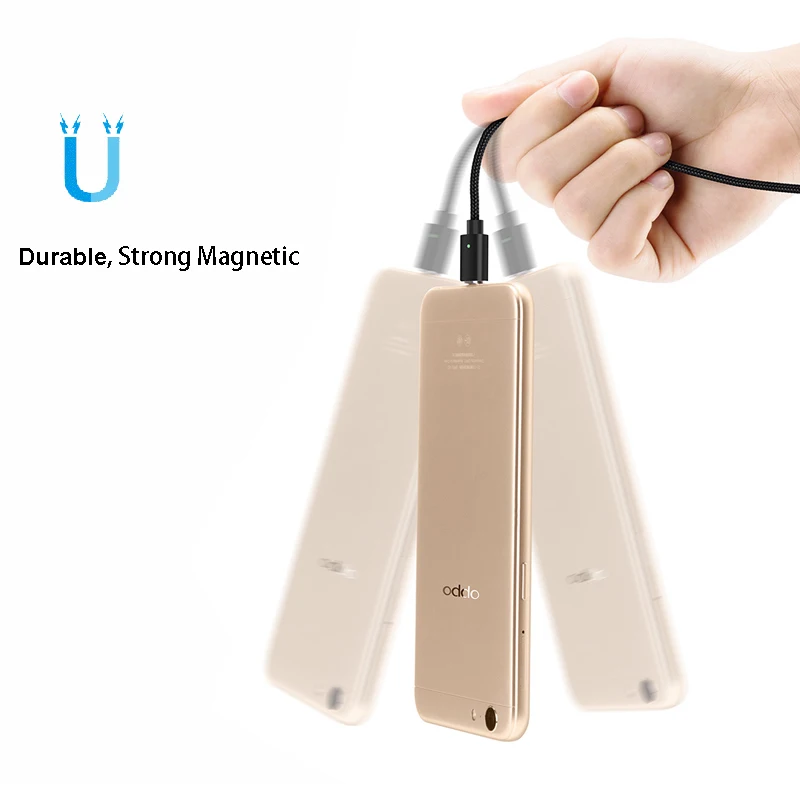 BBSW Magnetic Adapter Cable Micro USB Charging Cable For SAMSUNG S7 S6 Edge A310 A510 XIAOMI Redmi Note 4X 5 Plus Android Micro (4)