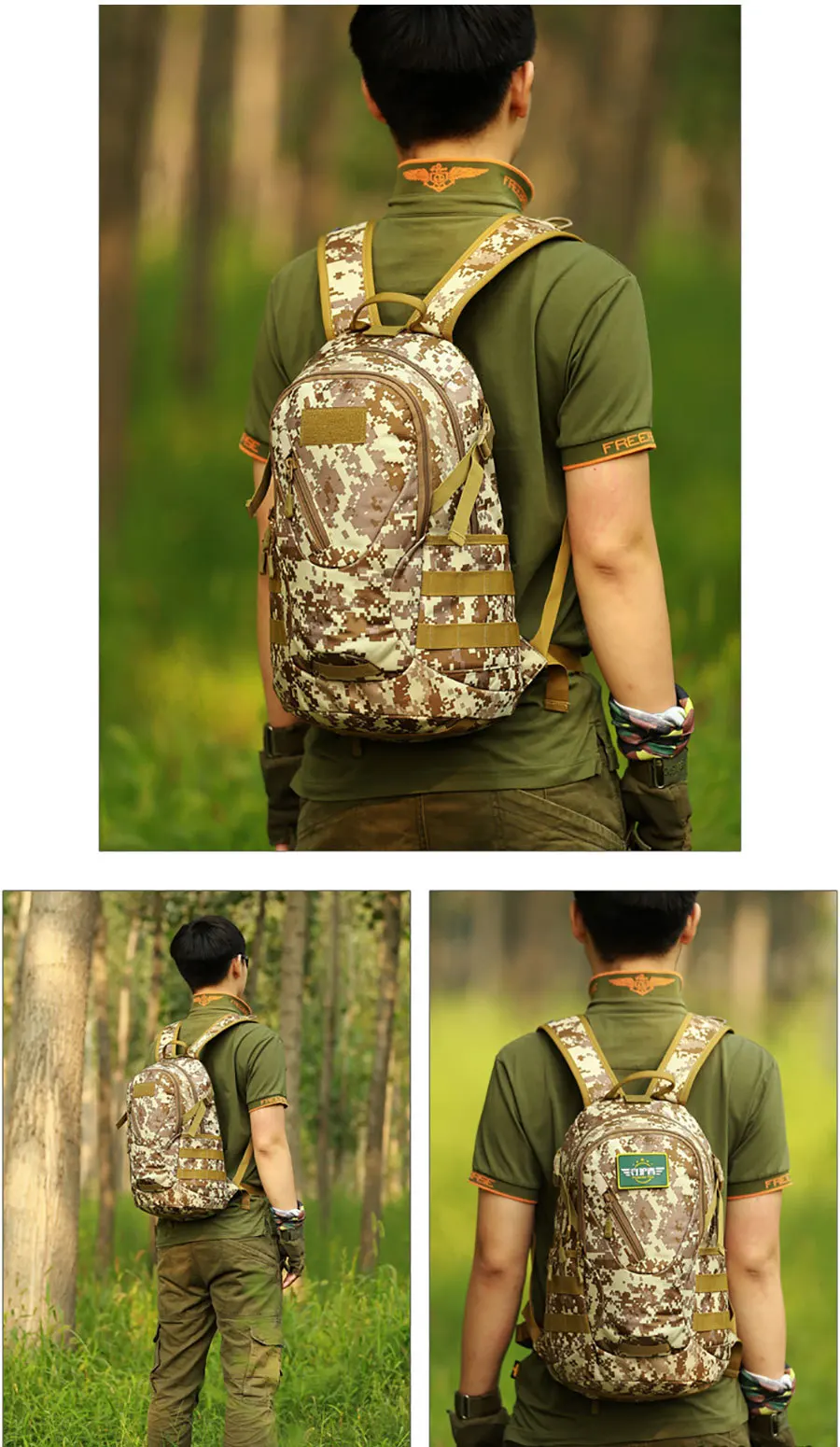 Impermeável ao ar Bolsa do Exército Protetor Mais Militar Mochila Livre Viajar Ciclismo Tático Acampamento Caminhadas Bolsa Durável 20l 22 High Quality Esporte e Lazer